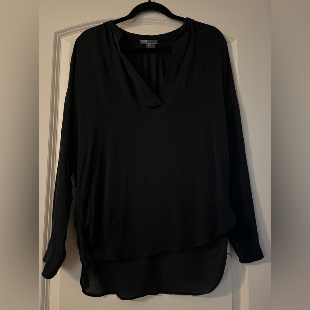 Vince Black Blouse